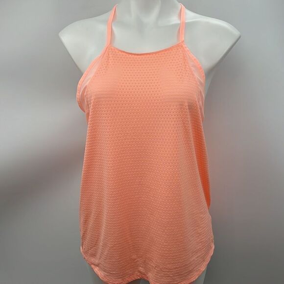 Athleta peach medium spaghetti strap racerback tank - Picture 2 of 8